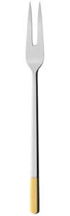Villeroy & Boch Ella Fourchette à Viande, 18,3 cm, Acier Inoxydable, Partiellement Doré, Métal, 183mm