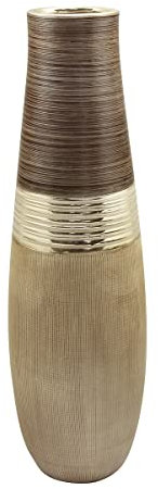 GILDE Kegelvase Bradora braun/Champagner/beige H= 56,0 cm 47135