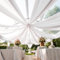 Weiße Deckenvorhänge für Hochzeiten, , 6 Paneele, 1,5 x 6 m, Hochzeit Vorhang Deko Drapierstoff, Hochzeitsbogen, Chiffon Vorhang Tüllstoff für Party, Zeremonie, Bühne, Hochzeitsdekoration (6 Stück )