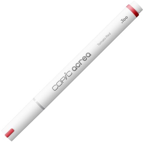 COPIC acrea 008 Tomato Red Paint Marker with Water and Pigment-Based Ink, Line Width 0.8-1.2 mm