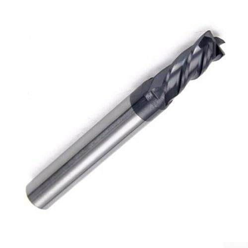 Fraise à 4 dents en carbure solide de qualité supérieure, revêtement AlTiN pour fraisage de précision (16 mm)
