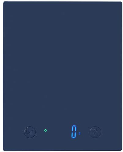 Homebuds 10kg Bilancia Cucina Digitale, Alta Precisione Assicurato da Bilancia da Cucina Digitale Professional Factory dal 2001, Bilancia Cucina per cucinare e cuocere al forno, LED 3*AAA Blu