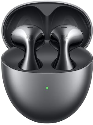 HUAWEI FreeBuds 6 kabellose Kopfhörer, Dual-Treiber True Sound, Stabile und klare Anrufe, Open-Fit-ANC, 36Stunde Akkulaufzeit, IP54 Wasserdicht, iOS & Android, 30 Monate Garantie, Schwarz