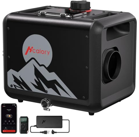 8KW Diesel Heater, All in One 7.5L Toolbox MAX Diesel Air Heater 110/12/24V Parking Heater with App Control, Wireless Temperature Sensing and Altitude Mode for RV Garage Camper 2025 Upgraded
