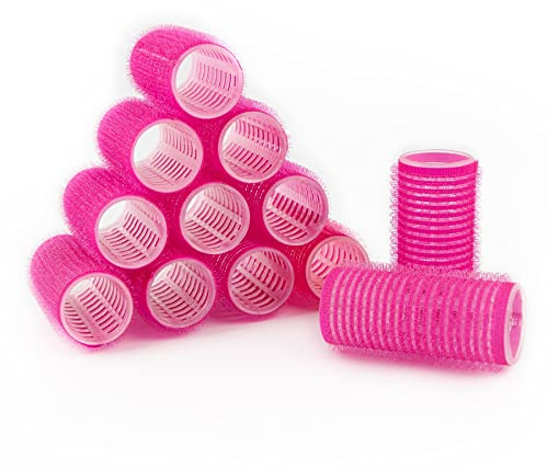 AUEAR, 12 PCS Self Grip Curlers Rollers Salon Hairdressing Holding DIY Hair Styling Curling Tools for Women Men