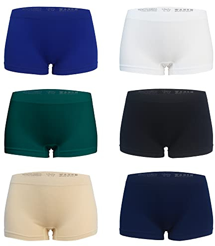 Libella Women's Briefs in Low Waist (Pack of 6) - Seamless Underpants in Microfiber 3908