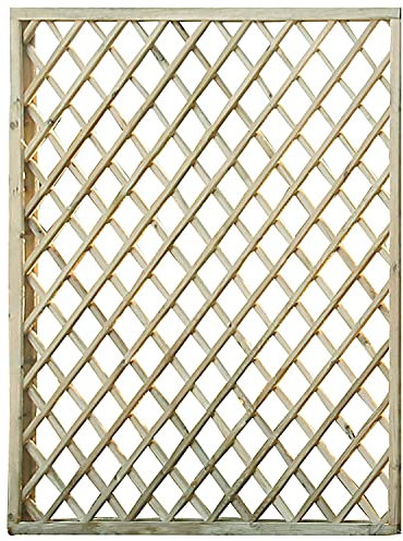 FRANKYSTAR Panneau brise-vue grillé bois pin imprégné – 60 x 180 cm
