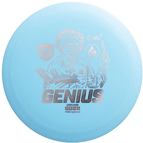 Discmania Golfscheibe Active-Line Genuis Driver für Erwachsene, Unisex, hellblau, mittel