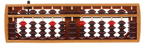 BWANGIAO Tragbarer japanischer Abakus mit 13 Ziffern, Säulen-Arithmetik, Soroban, Rechenmaschine für die Schule