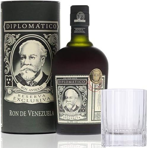 Diplomático Reserva Exclusiva Rum, 70 cl, 40 Percent - With Branded Glass