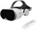 Besttoolifes VR-Headset für Handy, Virtual-Reality-3D-Brille, Headset mit iPhone oder Android, kompatibel mit 14 - 17 cm, mit Controller, für mobile Spiele und Filme (weiß)