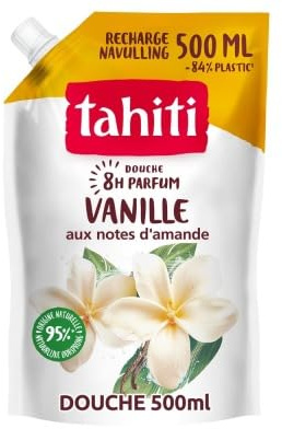 TAHITI - Gel Douche Parfum 8h Recharge - Vanille - 500ml