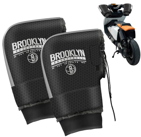 shpuuyy Manoplas para Manillar de Motocicleta | Guantes de Moto Resistentes al Viento,Guantes de Agarre para Manillar de Motocicleta, Manoplas Impermeables para, Guantes de Ciclismo para