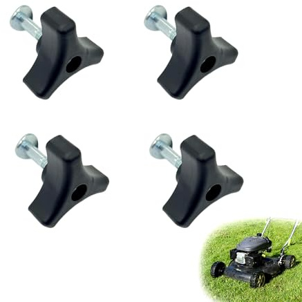 Set De 4 Tuercas Aladas Y Tornillos Universales Para Manijas De Cortacésped – Accesorios Duraderos Y Ergonómicos, Compatibles Con Diversos Modelos Y Fáciles De Instalar，cortacesped Tuerca