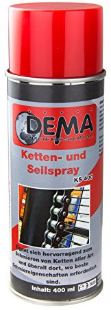 Kettenspray 400 ml | Hochwertiges Seilspray für Ketten, Ritzel & Zahnräder | Kriechfähig & Haftfähig | Ideal für O-Ring Ketten | Hohe Temperaturbeständigkeit