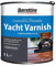 Barrettine Yacht Varnish (Clear Gloss, 1L) - High Gloss Finish Interior & Exterior Wood Varnish with Long-Lasting Protection Against Cracking, Flaking & UV Damage