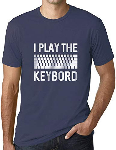 Camiseta Estampada para Hombre Idea De Teclado Gamer para Deportes Electrónicos – Gamer Keyboard Esports Idea – T-Shirt Vintage Manga Corta Regalo Original Cumpleaños Diseño Gráfico Moda Denim 3XL