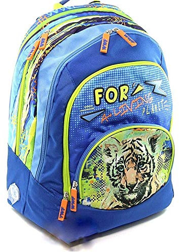 Schulrucksack WWF For A Living Planet, hellblau, L