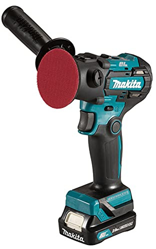 Makita PV301DSAE 12 V Max Li-Ion CXT bürstenloser Schleifer/Poliermaschine komplett mit 2 x 2,0 Ah Akkus und Ladegerät in einer Werkzeugtasche