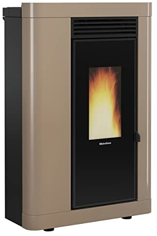 Extraflame 1280106 Annabella AD EVO Pelletofen Stahl Tortora/A+