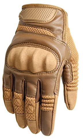 GEDASHU Motorradhandschuhe Handschuhe Paintball Schießhandschuhe Herren Hard Knuckle Fahrrad Touchscreen Vollfinger Handschuhe