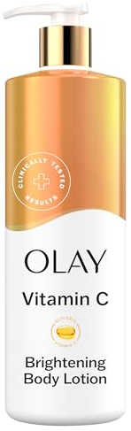 Olay Lotion pour les mains et le corps revitalisante et hydratante avec vitamine C, 500 ml
