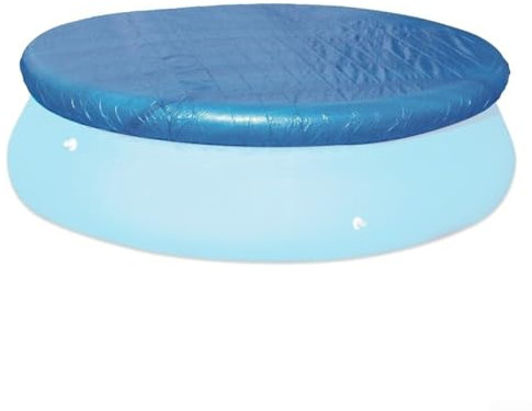 Copertura Protettiva Rotonda per Piscina, Per Piscine di Diametro 183 cm, Antipolvere e Antivento con Coulisse, Previene Foglie e Sporco per Piscine Esterne, per Esterno, Giardino