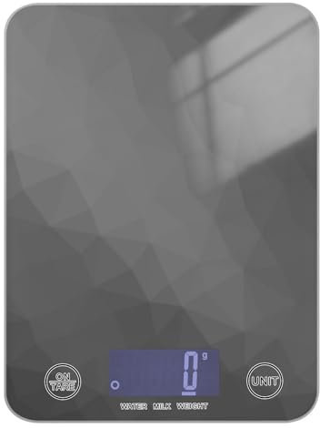 Gradient - Bilancia da cucina digitale per alimenti, 5 kg, 5 g, con 4 unità per (utente) (utente) (utente) báscula para pesar comida