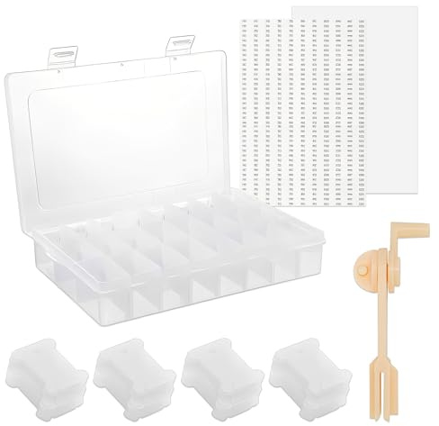 24 Compartimentos Caja Organizadora De Hilo De Bordar