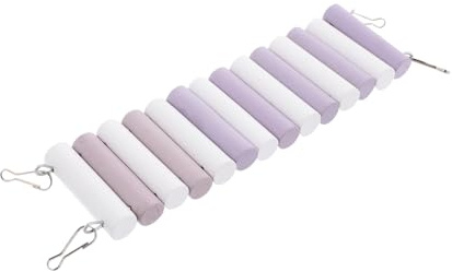 SUPVOX Puente De Madera para Hámster y Chinchilla, Juguete Trepador Flexible, Escalera De 6 Cm Ancho y 20 Cm Largo, Plataforma para Jaula De Mascotas Pequeñas, Accesorio para Ratas y Cobayas
