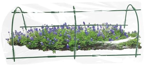 Cerceau de jardin pour parterres surélevés, tunnel de d'arrière-cour – Résistant à la pluie – Tunnel de culture pour jardin extérieur, pelouse, parterre de fleurs, verger, serre surélevée
