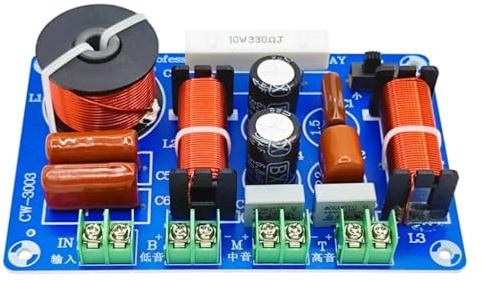 Divisor de frecuencia de altavoz de 3 vías, divisor de sonido, placa de circuito de filtro