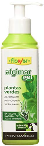 Flower - Gel Concentrado Algimar para Plantas Verdes | Extracto Natural de Algas Marinas | Bioestimulante Vegetal | Efecto Enraizante Intenso, 200 ml, Abono en Gel