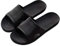 APIKA Frauen Und Männer Anti-Rutsch-Hausschuhe Innengebrauch Im Freien Bad Sandale Soft Foam Sole Pool Schuhe Haus Heim Rutsche(Schwarz,44/45 EU)