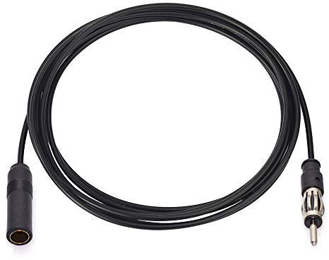 Bingfu Car FM AM Radio Antenna Extension Cable 10 feet / 3m Cord DIN Plug Connector Coaxial Cable for Vehicle Truck Car Stereo Head Unit CD Media Receiver Player