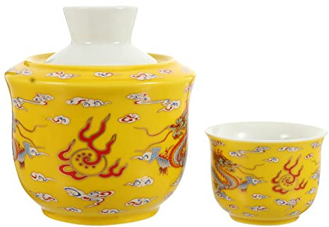 Angoily 1 Juego Jarra de Vino Caliente licores petaca Botella y Taza de Sake Taza de Sake Chino Tazas de Cafe Taza de café Tazas de cerámica para Beber Calentador de Vino Aislamiento Pava