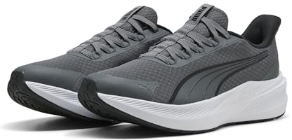 PUMA Scarpe da Running Dasher Lite SLIPTECH™ Unisex 40.5, Cool Dark Gray Black White