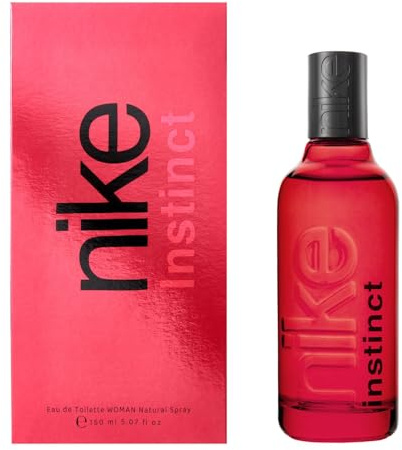 NIKE - Instinct Woman 150 ml, Colonia Mujer, Perfume Formato Líquido, Eau de Toilette Natural y Femenina, Aroma Amaderado Oriental, Fragancia Fresca y de Larga Duración