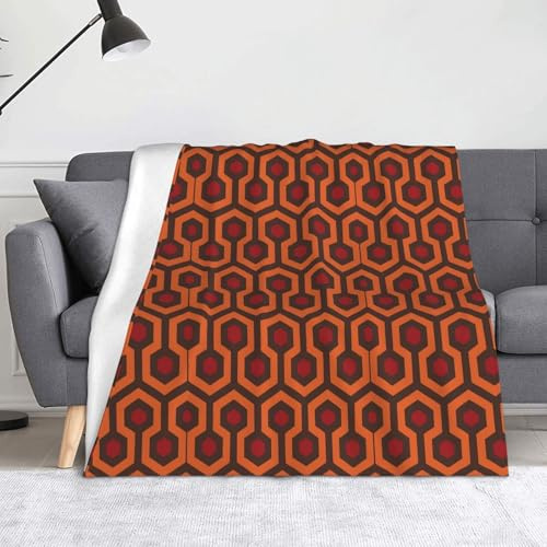 JBYJBX Shining Overlook Stampa Anti-Pilling Flanella Coperta Leggero Viaggio Home Decor Coperta Regali