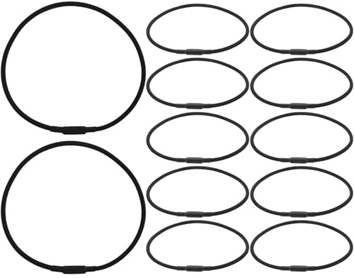 Toyvian 12 Pezzi Elastici in Gomma Antivibrazione per Supporto Microfono Fasce Elastiche Sostitutive Resistenti e Facili da Installare per Registrazioni Studio Professionali