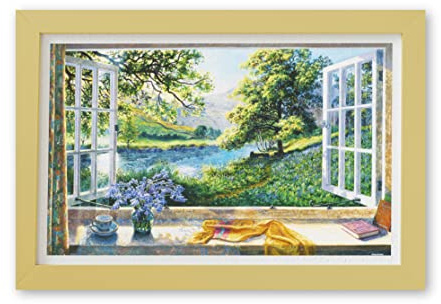 Pintoo Puzzle de 1000 pièces pour adultes – Stephen Darbishire – Bluebells – Rangement facile – Puzzle en plastique emboîtable sans colle nécessaire [H2198]