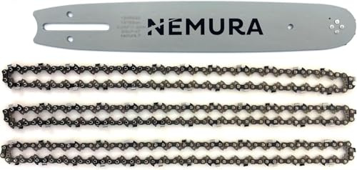 Nemura Barra Guida 40 cm e Se di 3 Catene per motosega - Compatibile con Stihl MS230, MS230C, MS231, MS231C, 023-62 Maglie - Passo 325/ LP - Calibro 1,6 mm - Qualità Professionale - SAC in Italiano