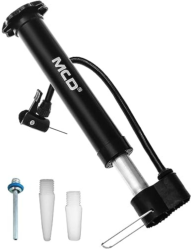 MCD Football Pump Set with Needle, Nozzle, & Extension Hose, Ball Pump with Needle for Volleyball, Rugby, Basketball, Balloon & other Inflatables Perfect Bike Pump for all Bikes