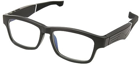 Smart Glasses, Bluetooth Audio Glasses for Men Women, Open Ear Sound with Mic, Blue Light Filter, One Touch Control, Listen Music and Calls, Eye Protection