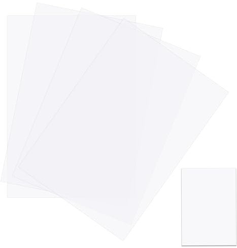 50 Blatt transparentpapier,architektenpapier,53g DIN A4 210x 297 mm transparentpapier weiß,Pauspapier,Premium Bastelpapier,Architektenpapier,Laternenzuschnitte