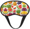 Augenmaske mit frischen saftigen Früchten, Ananas, Beeren, Trauben, Orangen-Druck, Schlafmaske, weicher Komfort, Augenschatten, Verdunkelung, Augenmaske, Reisen, Camping