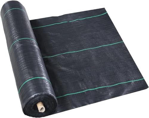 Tissu géotextile Anti-Mauvaises Herbes pour Jardin et parterres de Fleurs (1 m x 200 m)