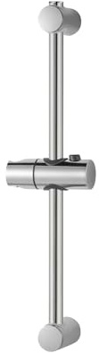 OFFO Barre de Douche 60cm,avec Support Pommeau de Douche,Distance Réglable de 26 à 59cm,Barre Douche de Remplacement,Finition en Acier Inoxydable