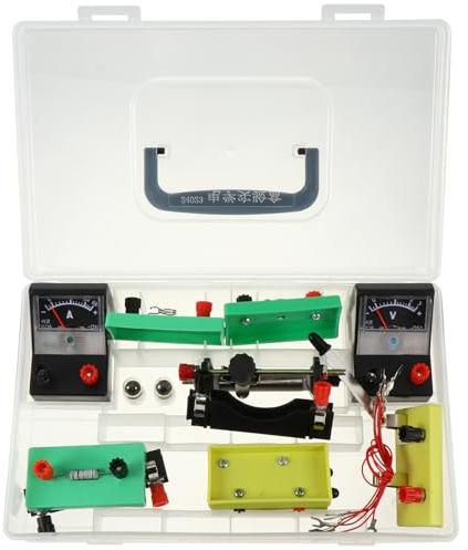 Supvox Physik Lernmaterialien Elektrik Experimentierkasten Elektrotechnik Schüler Sekundarstufe für Stromkreise Grundschaltungen Stem Physik Experimente Zufällige Farbe