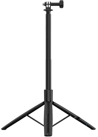 Generic Selfie Stick Stativ Mångsidigt Utdragbar Höjd Kompakt Bärbar för Sportkameror Spegellösa Kameror Mic Utomhusfotografi